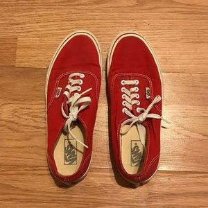 Red Vans
